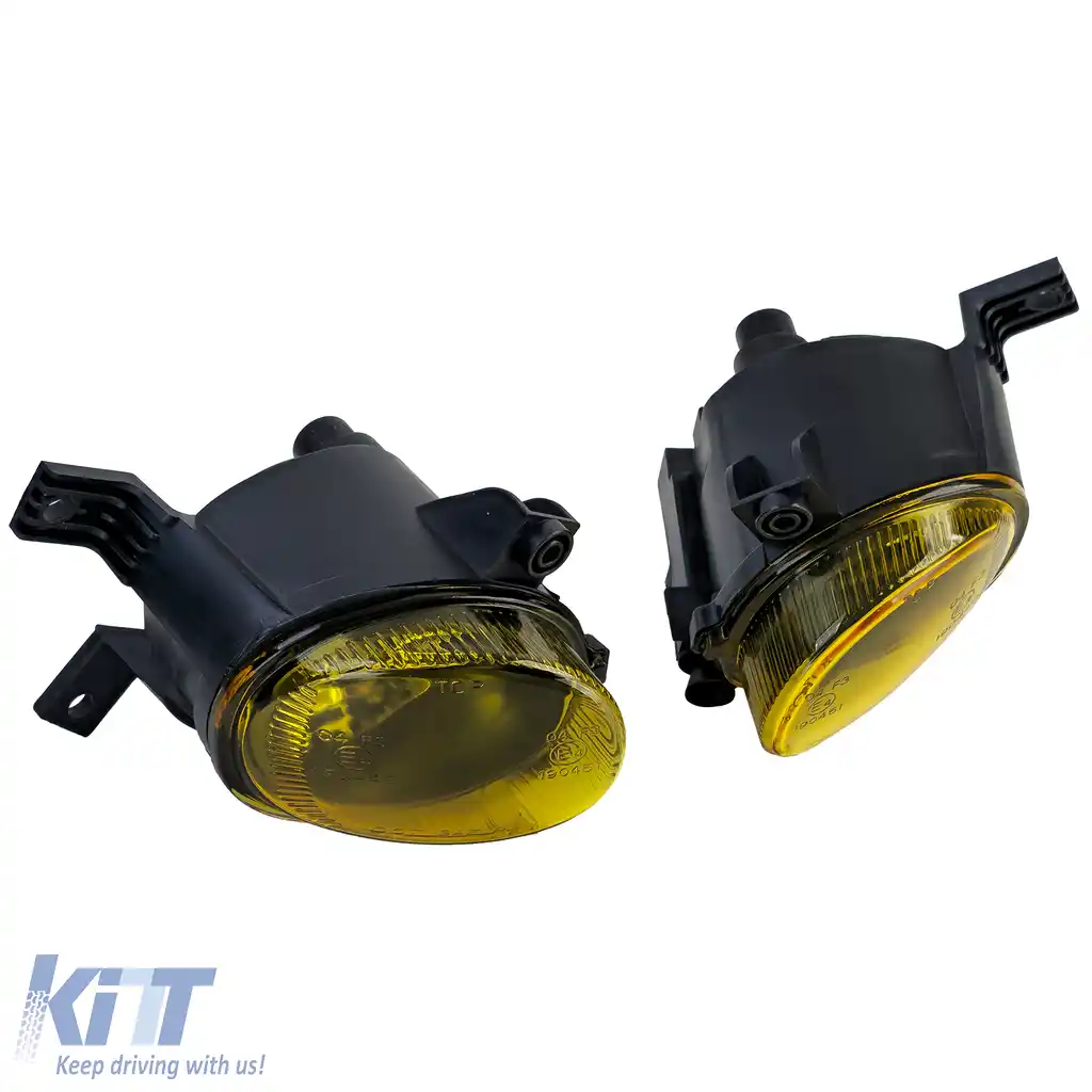 Set de proiectoare cu sticlă clară galbenă, potrivit pentru Audi A3 8P1 8P7 A4 B7 8E B6 8H-image-6197989
