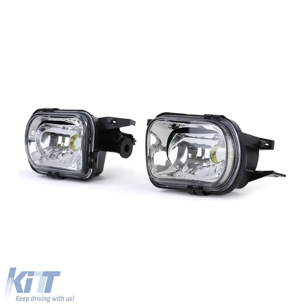 Set de proiectoare cu sticlă clară, potrivit pentru Mercedes C W203 CL203 C209 SLK R170 C215-image-6206081