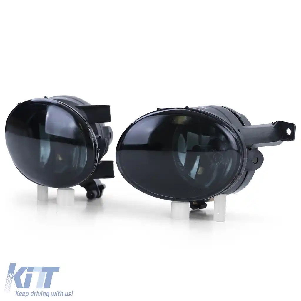 Set de proiectoare de ceață cu sticlă clară, fumuriu, potrivit pentru VW Golf 6 VI + Golf 6 V Cabriolet-image-6191088
