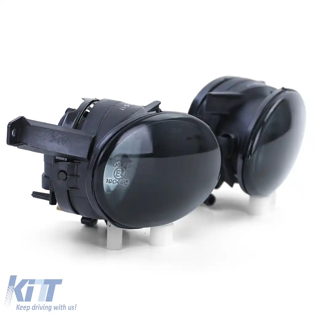 Set de proiectoare de ceață cu sticlă clară, fumuriu, potrivit pentru VW Golf 6 VI + Golf 6 V Cabriolet-image-6191089