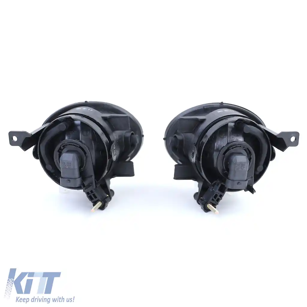 Set de proiectoare de ceață cu sticlă clară, fumuriu, potrivit pentru VW Golf 6 VI + Golf 6 V Cabriolet-image-6191091