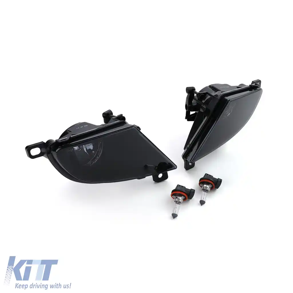 Set de proiectoare de ceață cu sticlă clară și fum negru, potrivit pentru BMW E60 E61 LCI Facelift 07-10-image-6191149