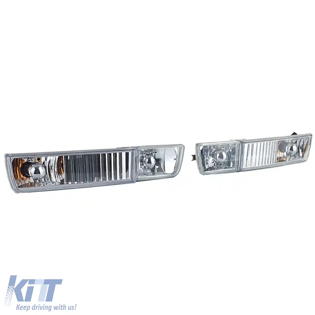 Set de proiectoare de ceață cu sticlă clară și indicator, potrivit pentru VW Golf 3 91-98-image-6197845
