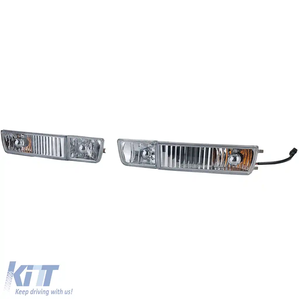 Set de proiectoare de ceață cu sticlă clară și indicator, potrivit pentru VW Golf 3 91-98-image-6197846