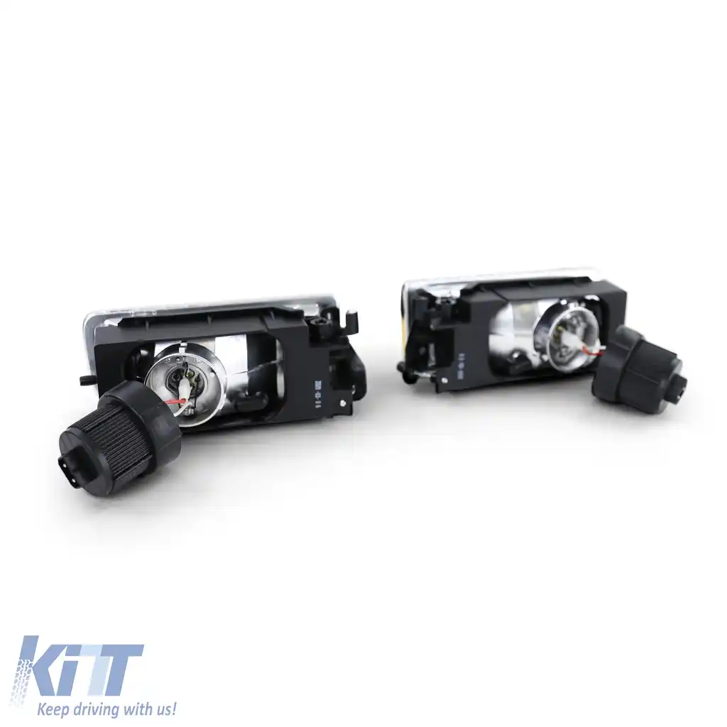 Set de proiectoare galbene cu nervuri potrivit pentru BMW Seria 3 E36, inclusiv M3 90-99-image-6276579