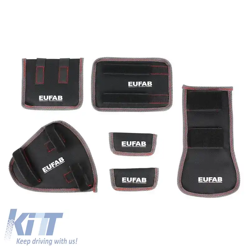 Set de protecție pentru transportul bicicletelor 6 piese EUFAB 11242-image-6328414