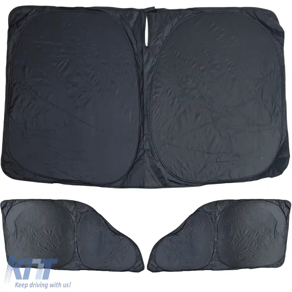 Set de protecție solară blackout în 3 piese, potrivit pentru Mercedes Sprinter W907 W910 din 2018-image-6208323