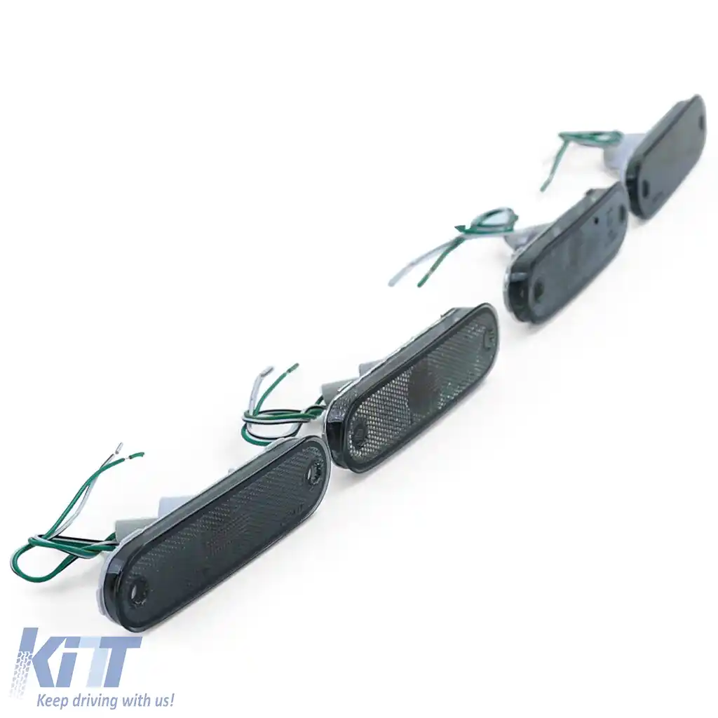 Set de reflectoare pentru lumini de marcaj laterale fumuriu negru, potrivit pentru Mazda MX5 89-05-image-6197951