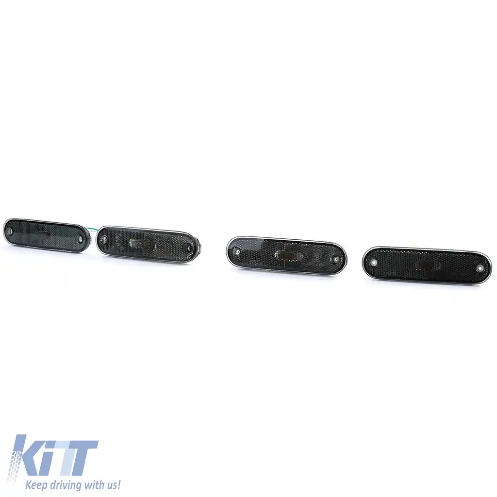 Set de reflectoare pentru lumini de marcaj laterale fumuriu negru, potrivit pentru Mazda MX5 89-05-image-6197952