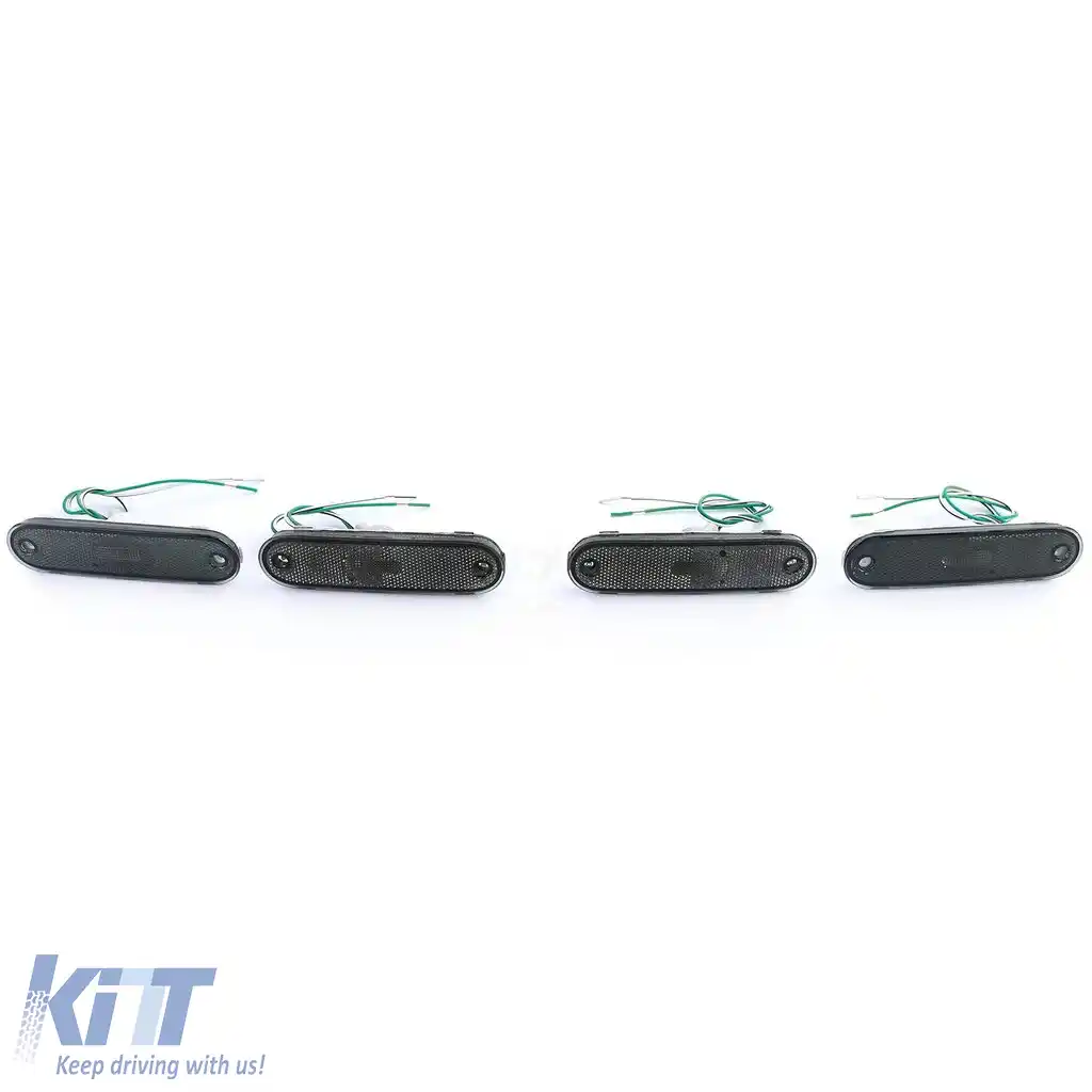 Set de reflectoare pentru lumini de marcaj laterale fumuriu negru, potrivit pentru Mazda MX5 89-05-image-6197953