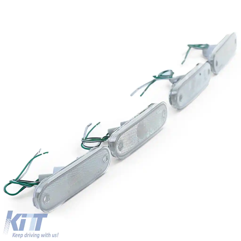 Set de reflectoare pentru lumini de marcaj laterale albe, potrivit pentru Mazda MX5 NA NB NBFL 89-05-image-6199038