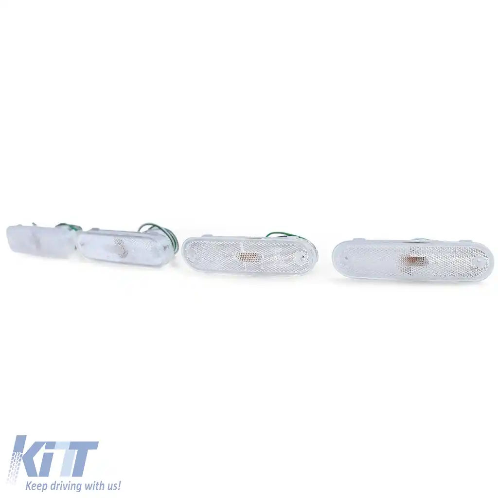 Set de reflectoare pentru lumini de marcaj laterale albe, potrivit pentru Mazda MX5 NA NB NBFL 89-05-image-6199039
