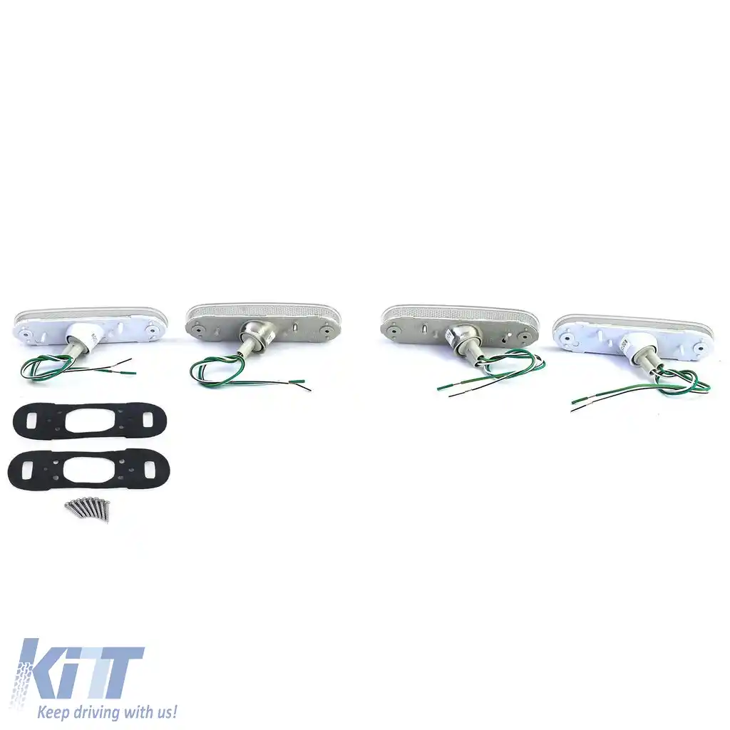 Set de reflectoare pentru lumini de marcaj laterale albe, potrivit pentru Mazda MX5 NA NB NBFL 89-05-image-6199043