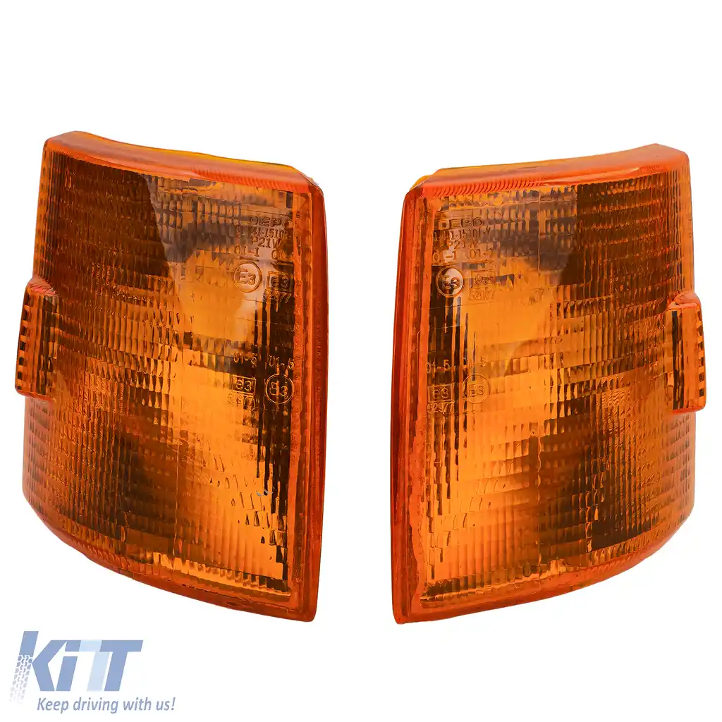Set de semnalizare portocalie stânga dreapta, potrivit pentru VW T4 Bus Pickup Transporter 1990-2004-image-6207921