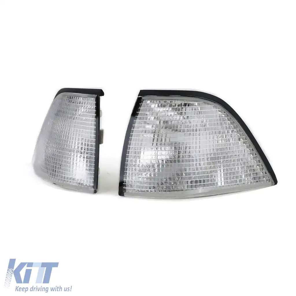 Set de semnalizatoare albe potrivit pentru BMW Seria 3 E36 Coupe Cabrio 1990-1999-image-6209843