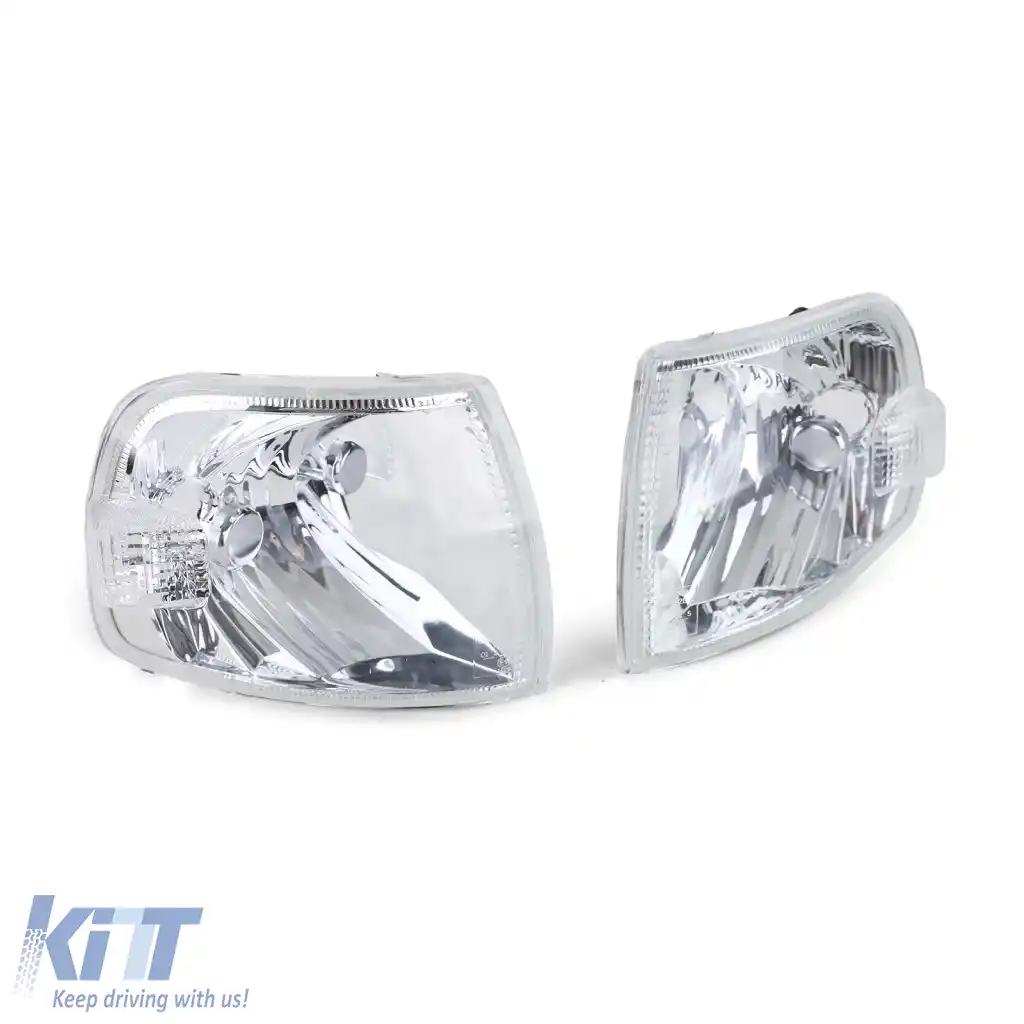 Set de semnalizatoare frontale cu sticlă clară pentru VW Bus T4 GP Caravelle Multivan 1996-2003-image-6327033