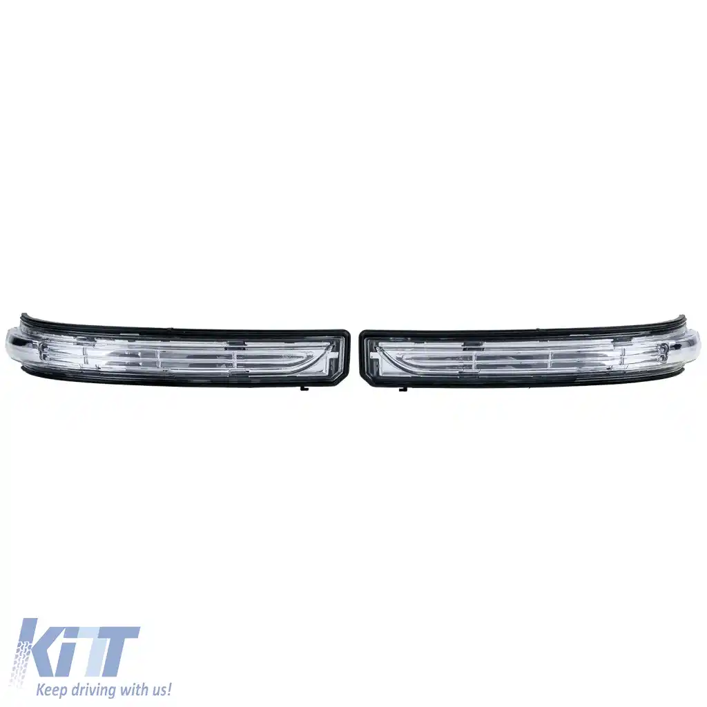 Set de semnalizatoare pentru oglinzi alb dreapta + stânga, potrivit pentru Mercedes A-Klasse W169 2008-2012-image-6277011