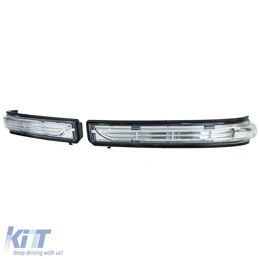 Set de semnalizatoare pentru oglinzi alb dreapta + stânga, potrivit pentru Mercedes A-Klasse W169 2008-2012-image-6277012