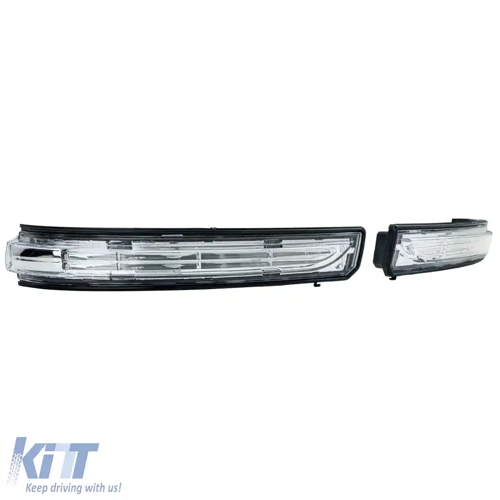Set de semnalizatoare pentru oglinzi alb dreapta + stânga, potrivit pentru Mercedes A-Klasse W169 2008-2012-image-6277013