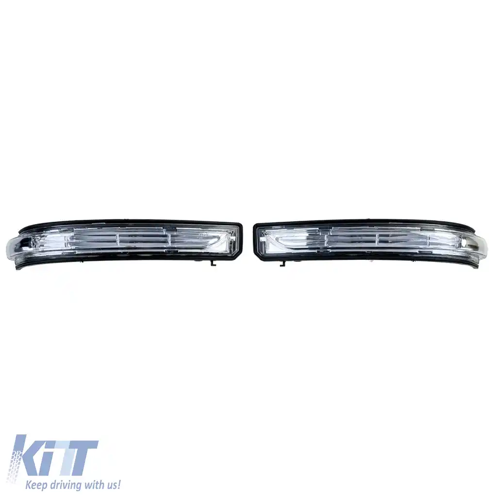 Set de semnalizatoare pentru oglinzi alb dreapta + stânga, potrivit pentru Mercedes A-Klasse W169 2008-2012-image-6277014