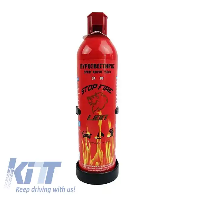 Set de siguranță 3 piese Triunghi, Kit de prim ajutor, Stingător 750ml Auto GS 99031-image-6328259