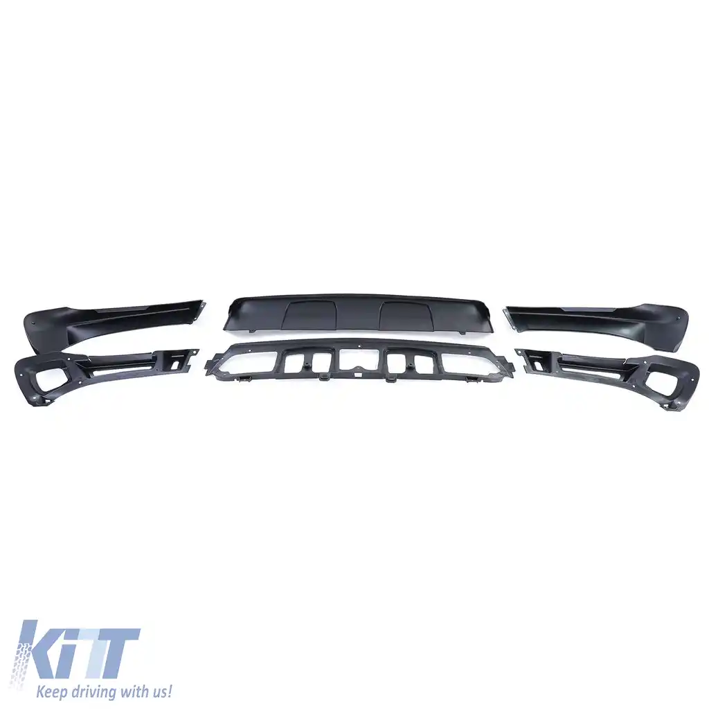 Set de spoilere aerodinamice pentru bara de protecție față și spate, potrivit pentru BMW X5 E70 06-10-image-6191329