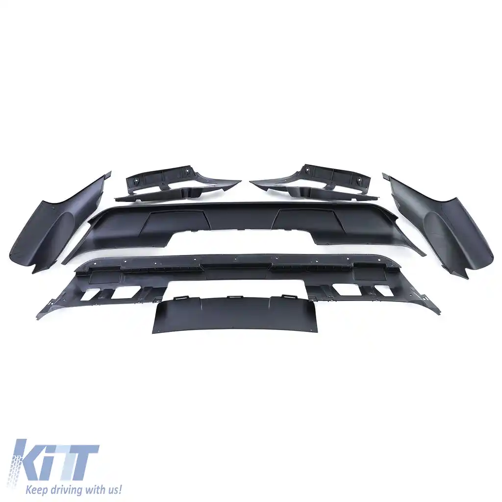 Set de spoilere aerodinamice pentru bara de protecție față și spate, potrivit pentru BMW X5 E70 06-10-image-6191332