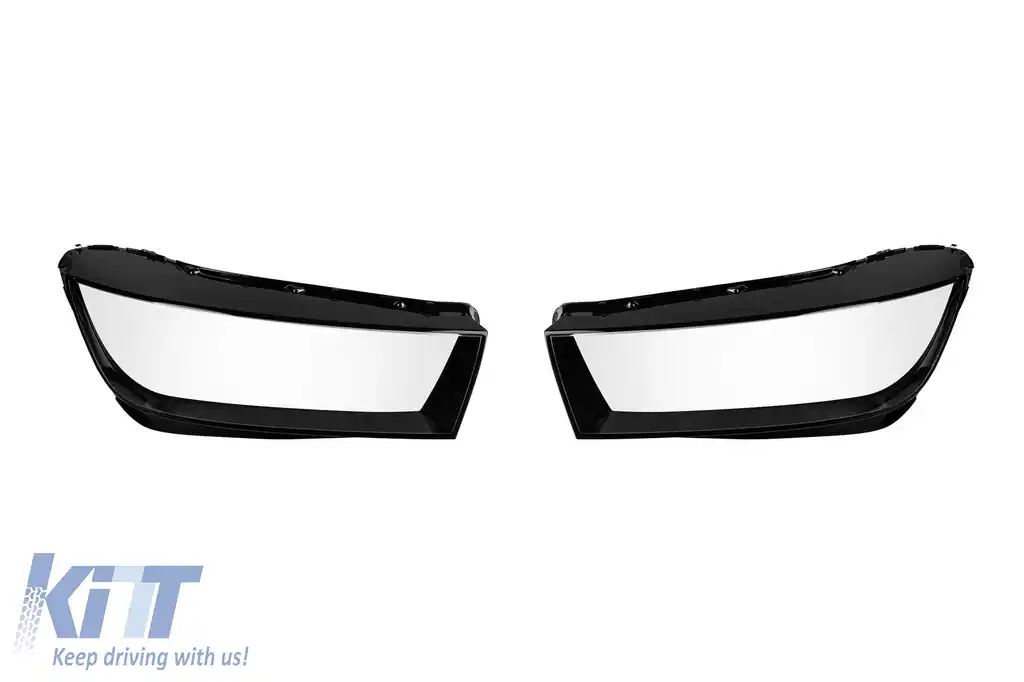 image-68-Set de sticlă pentru faruri potrivit pentru Audi Q5 2018-2020, stânga și dreapta