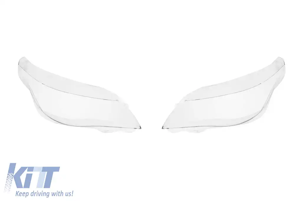 Set de sticlă pentru faruri potrivit pentru BMW Seria 5 E60 sedan, E61 touring 2007-2010, stânga și dreapta