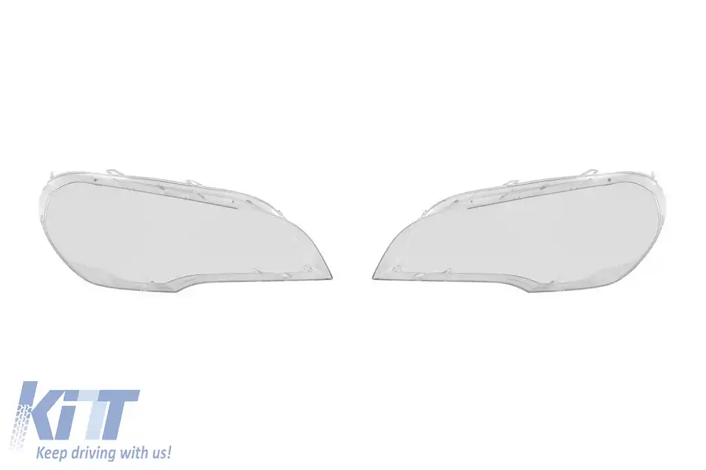 Set de sticlă pentru faruri potrivit pentru BMW X5 E70 2008-2013, stânga și dreapta