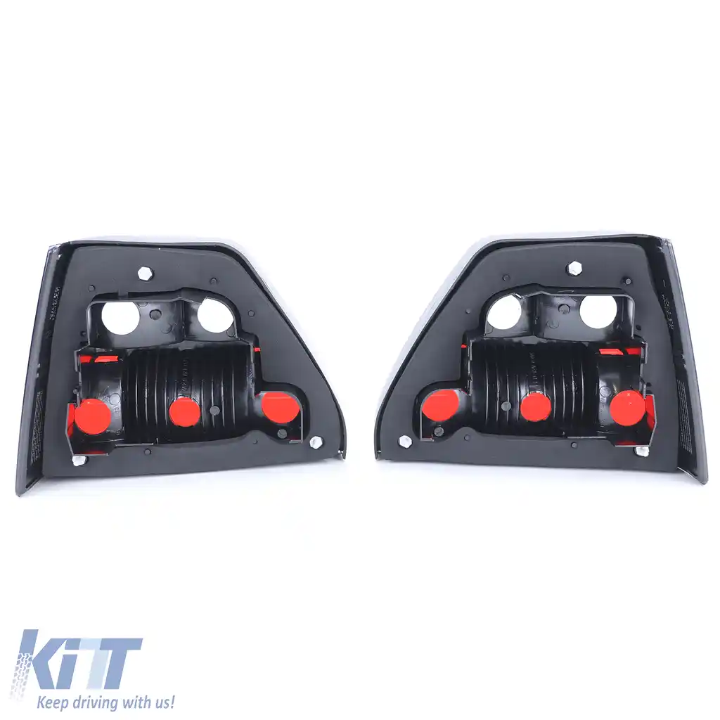 Set de stopuri cu sticlă clară roșie albă cristal, potrivit pentru VW Golf II 2 83-91-image-6190900