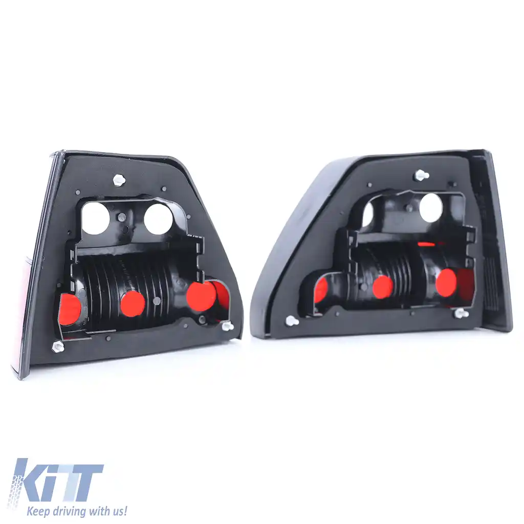 Set de stopuri cu sticlă clară roșie albă cristal, potrivit pentru VW Golf II 2 83-91-image-6190901
