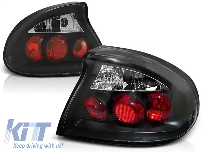 Set de stopuri de tuning potrivit pentru Opel TIGRA 09.1994-12.2000 cu bază neagră, stânga și dreapta