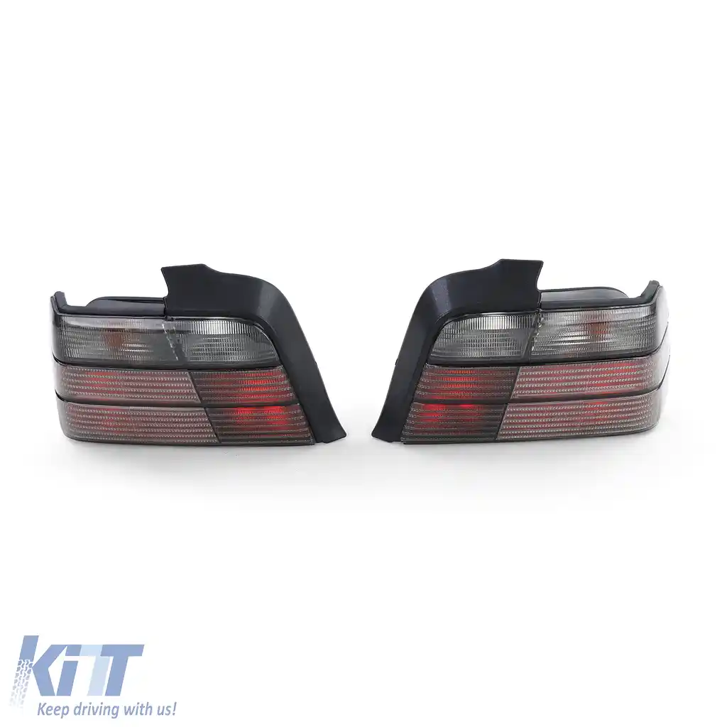 Set de stopuri fumurii negre potrivit pentru BMW Seria 3 E36 sedan 1990-1998-image-6196757
