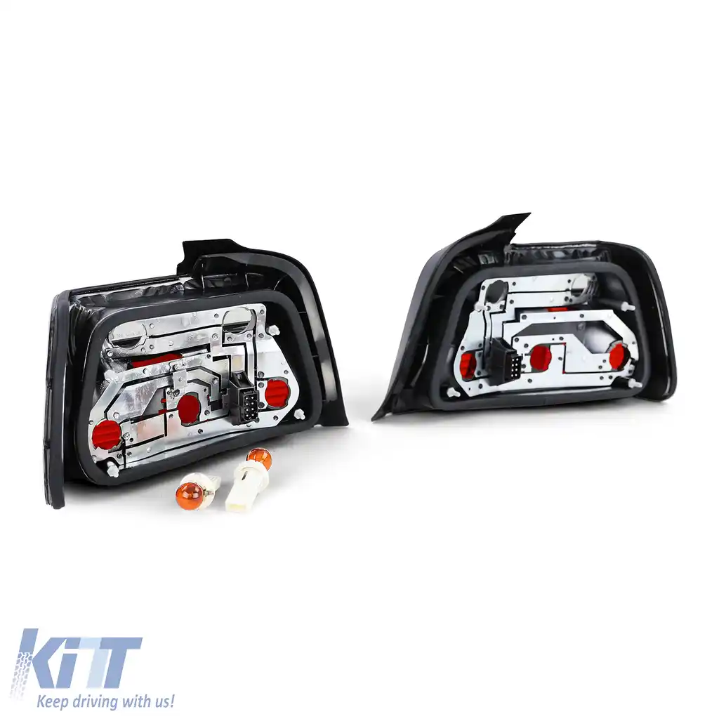 Set de stopuri fumurii negre potrivit pentru BMW Seria 3 E36 sedan 1990-1998-image-6196758