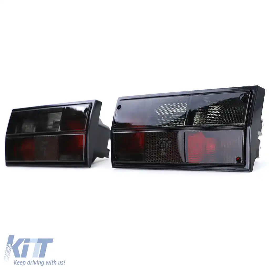 Set de stopuri fumurii negre potrivit pentru VW Bus Panel Van Transporter T3 79-92-image-6193076