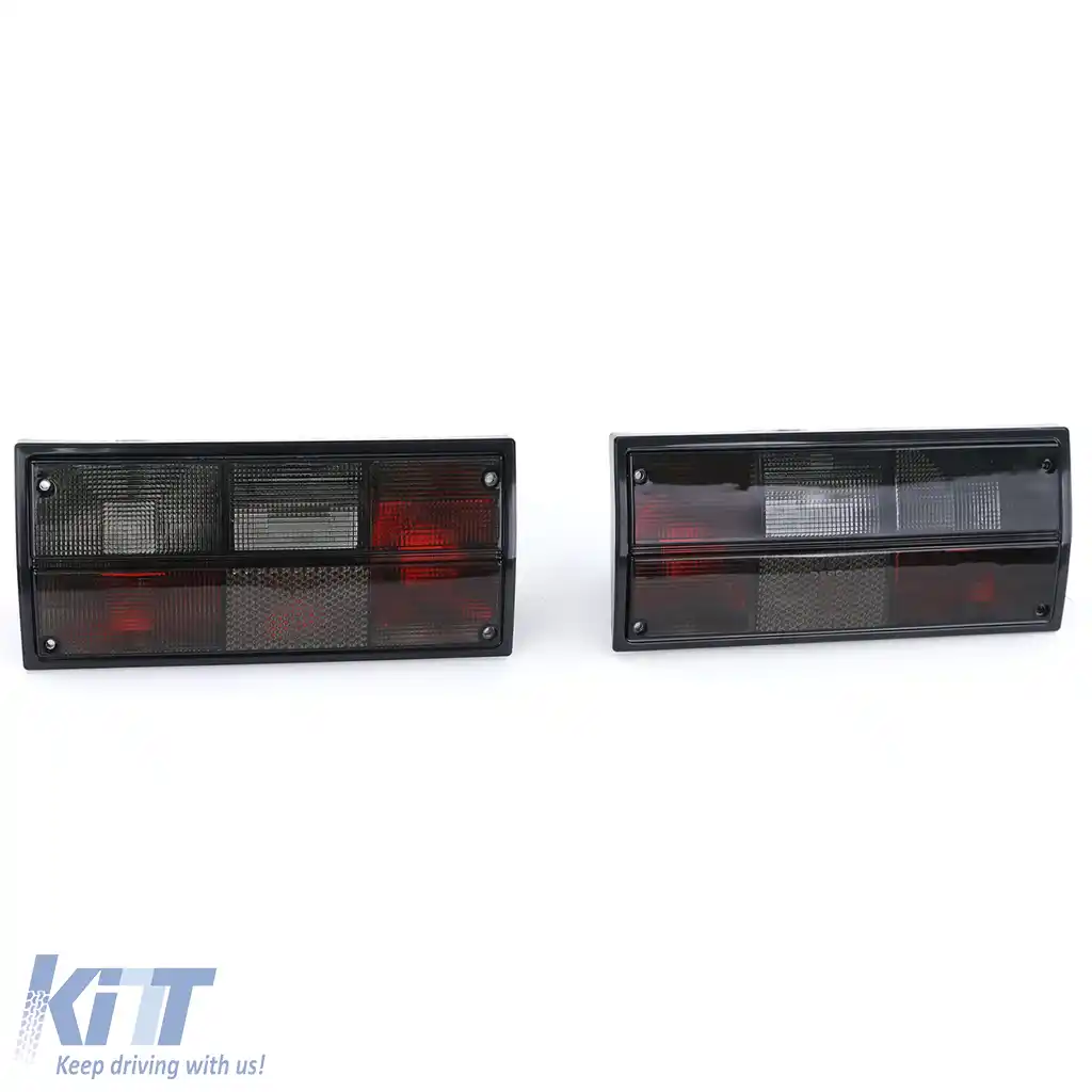 Set de stopuri fumurii negre potrivit pentru VW Bus Panel Van Transporter T3 79-92-image-6193078