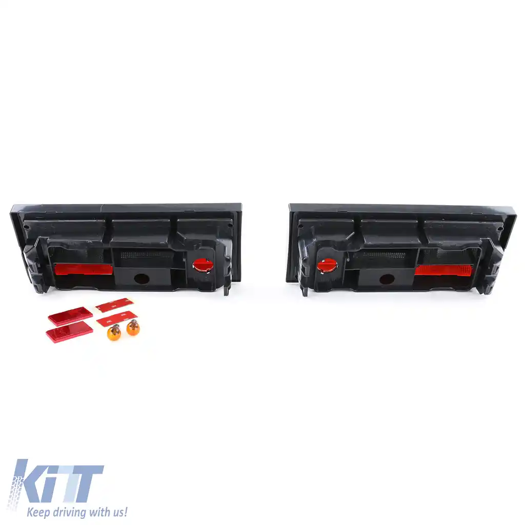 Set de stopuri fumurii negre potrivit pentru VW Bus Panel Van Transporter T3 79-92-image-6193081