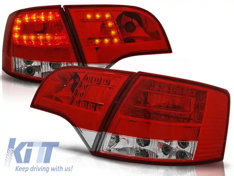 Set de stopuri LED de tuning potrivit pentru Audi A4 B7 11.2004-03.2008 break, stânga și dreapta