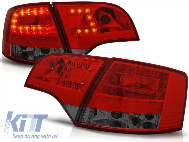 Set de stopuri LED de tuning potrivit pentru Audi A4 B7 11.2004-03.2008 break, stânga și dreapta