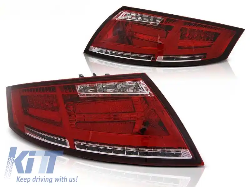 Set de stopuri LED de tuning potrivit pentru Audi TT 04.2006-02.2014, stânga și dreapta