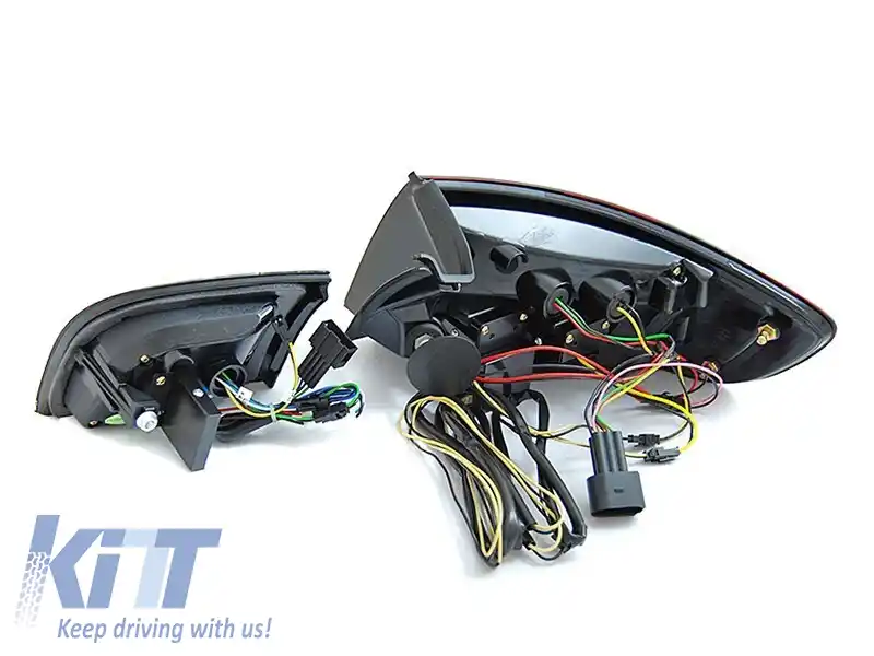 Set de stopuri LED de tuning potrivit pentru Audi A3 8P sportback 2008-2012 roșu alb, stânga și dreapta-image-6151663