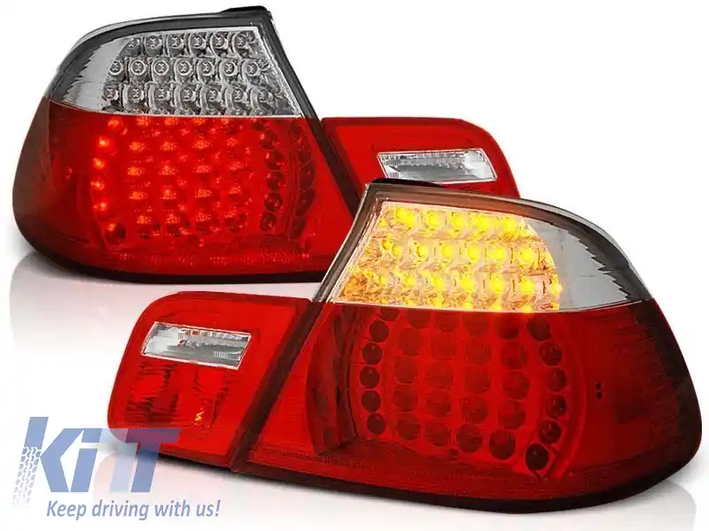 Set de stopuri LED de tuning potrivit pentru BMW E46 04.1999-03.2003 cabrio, stânga și dreapta