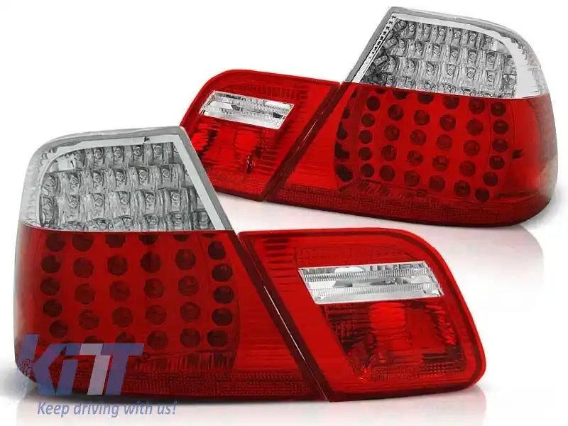 Set de stopuri LED de tuning potrivit pentru BMW E46 1999-2003 coupe, stânga și dreapta