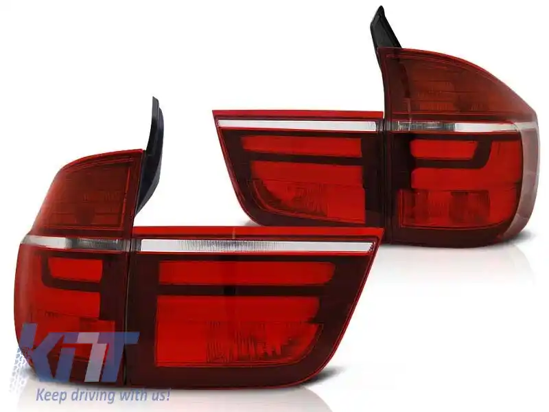 Set de stopuri LED de tuning potrivit pentru BMW X5 E70 03.2007-05.2010, stânga și dreapta