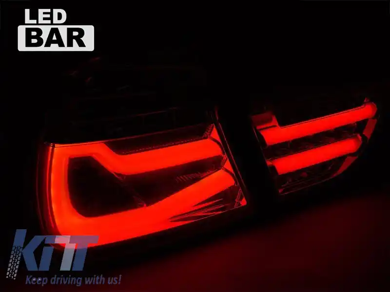 Set de stopuri LED de tuning potrivit pentru BMW Seria 3 E90 2009-2011 fumurii, stânga și dreapta-image-6151917