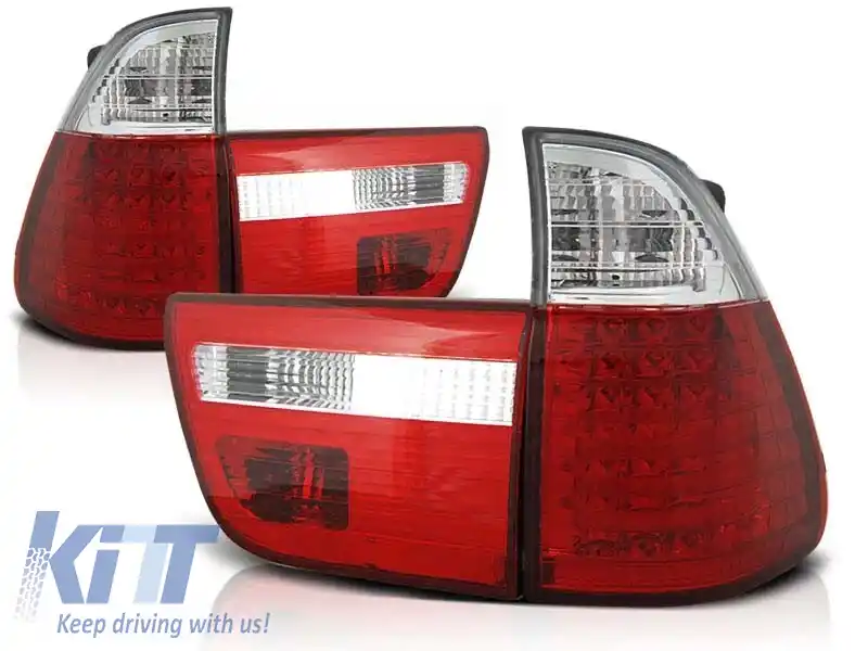 Set de stopuri LED de tuning potrivit pentru BMW X5 E53 09.1999-10.2003, stânga și dreapta