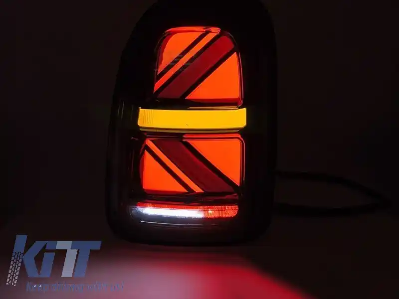 Set de stopuri LED de tuning potrivit pentru Mini Cooper Countryman F60 2016-2020 cu bază roșie, cu funcția 