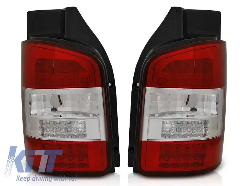 Set de stopuri LED de tuning potrivit pentru VW T5 Transporter 2003-2009, stânga și dreapta