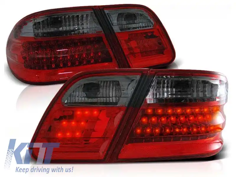Set de stopuri LED de tuning potrivit pentru Mercedes W210 E-Class 1995-03.2002 sedan, stânga și dreapta